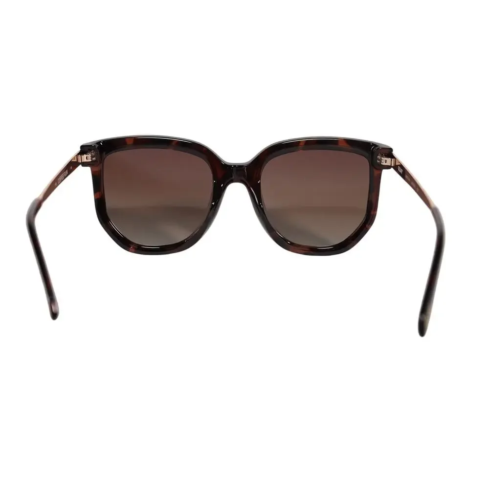 Quay Australia COFFEE RUN Polarized Round Womens Sunglasses-Tortoise/Brown-NWT - Picture 8 of 9